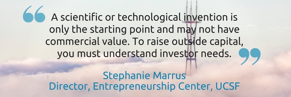 Stephanie MarrusDirector, Entrepreneurship Center, UCSF